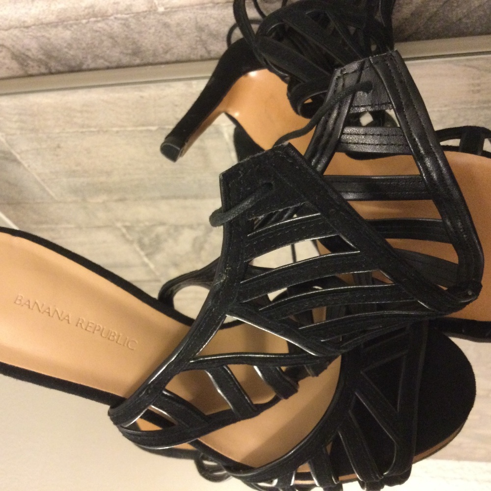 Banana Republic Bev Cutout Heel Sandal.